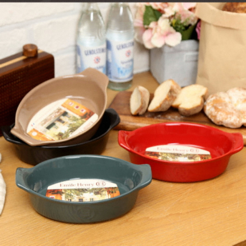 에밀앙리 HR세라믹 모던 타원 그라탕기 27cm