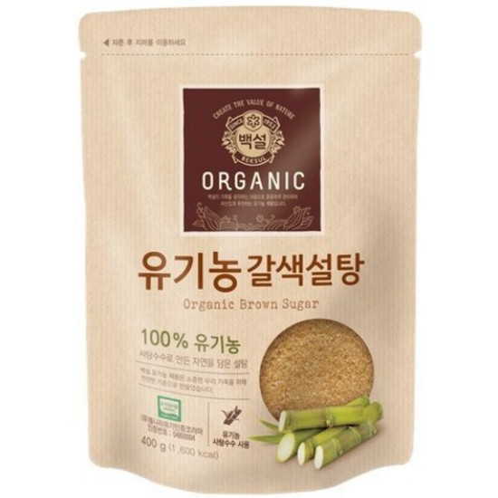 백설 유기농 갈색설탕 400g
