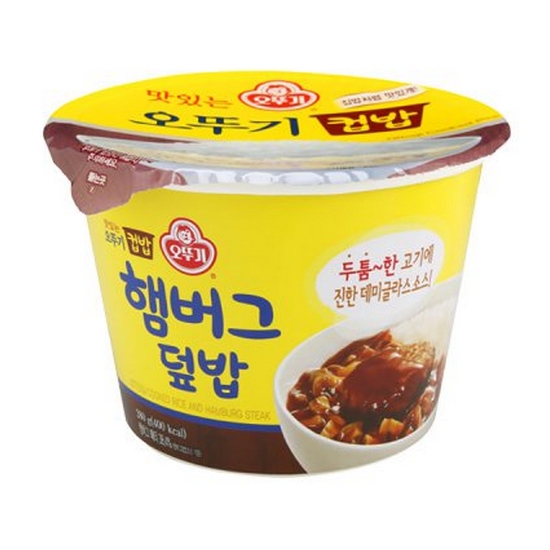 오뚜기  컵밥 햄버그덮밥 280g