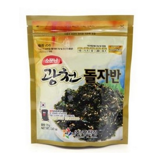 광천김  소문난 광천 돌자반 70g