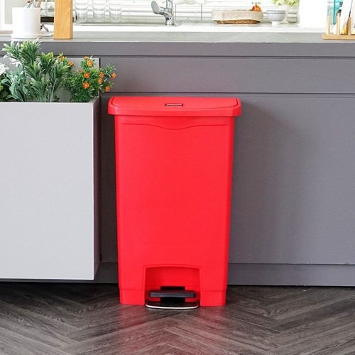 러버메이드  슬림짐 페달 쓰레기통 50L