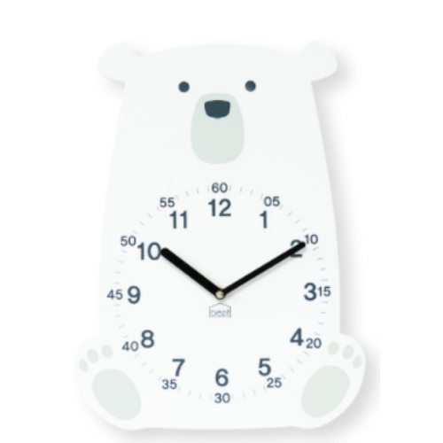 베짓  러블리 북극곰 무소음 벽시계