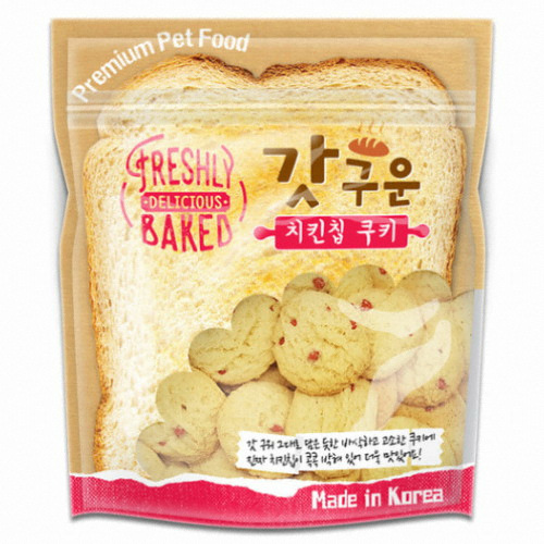 바우와우 치킨칩 쿠키 350g