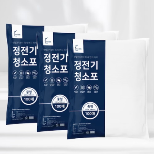 홈앤미  다용도 정전기 청소포 100매