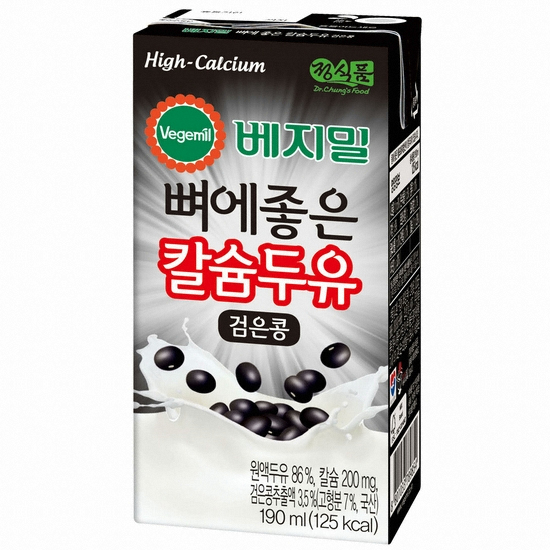 정식품 베지밀 뼈에 좋은 칼슘두유 검은콩 190ml