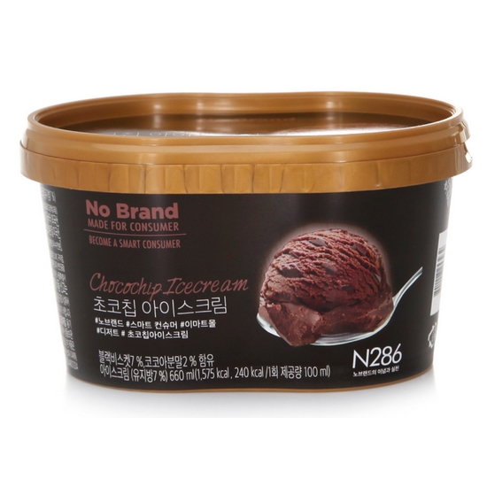 이마트 노브랜드 초코칩 아이스크림 660ml