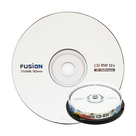  FUSION CD-RW 700M 12x[케이크10장]