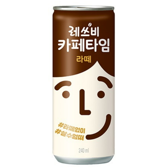 롯데칠성음료 레쓰비 카페타임 라떼 240ml