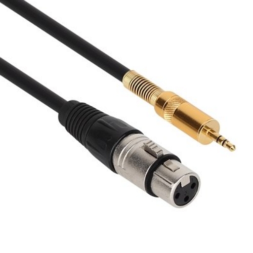 강원전자  XLR 캐논(F) to 3.5mm 스테레오 AUX 케이블