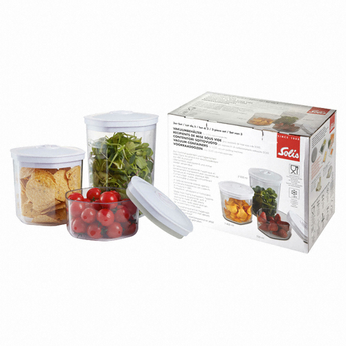 솔리스  VC8100 육각 밀폐보관용기 3종