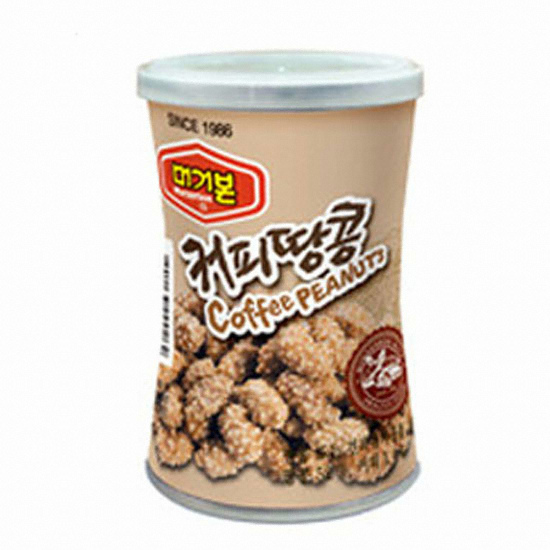 머거본 커피땅콩 캔 130g