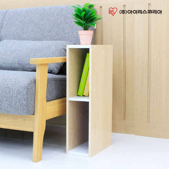 아이리스오야마 슬림한 2단 책장 150