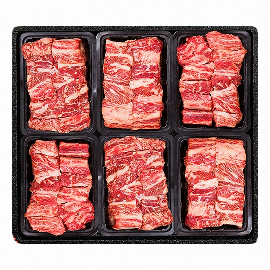 안동한우축산  1+등급 갈비선물세트 1호 4.8kg