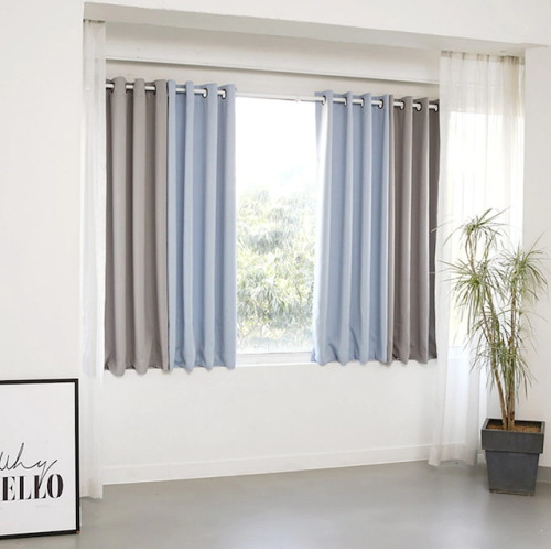 자유공간 프리스페이스 냉기우풍차단 3중직 베이직 암막커튼