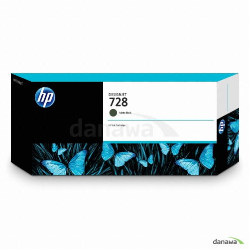 HP  정품 728 (F9J68A) 매트검정