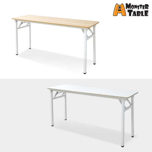 상도가구 밀키 절탁자 접이식 연수용 테이블