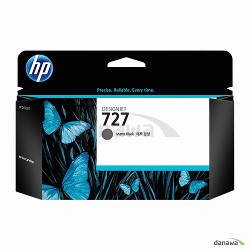 HP  정품 727 (B3P22A) 매트검정