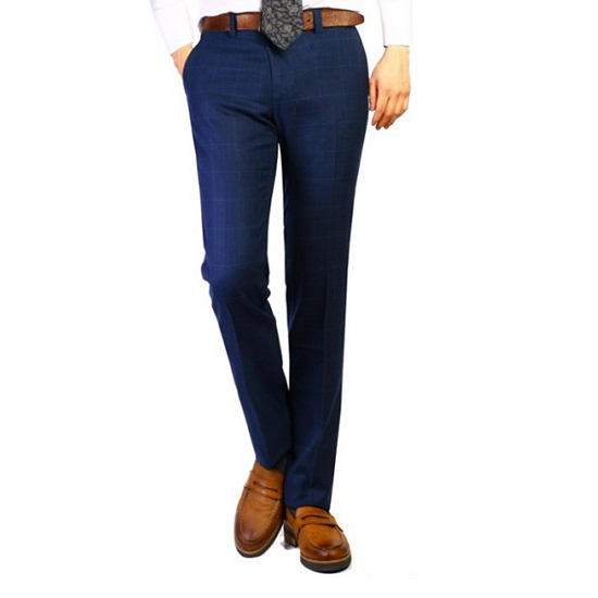 프랭키뉴욕 ELON 고급체크 슬랙스 정장바지_RI6FPA07