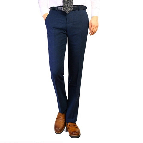 프랭키뉴욕 잔고방 슬랙스 네이비 정장 바지 RI6FPA11