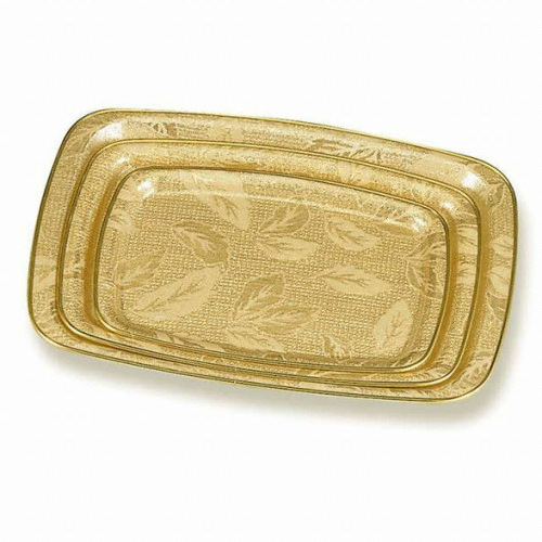 동양산업 화이바 쟁반 금색 3종 세트