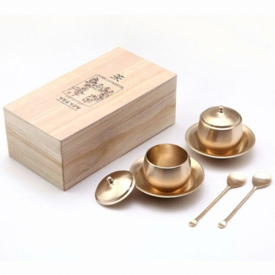 거창유기공방 유기 다기세트 (kgt-51)