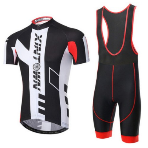 바이크랩  블랙휠 자전거 반팔 져지 빕바지 세트 XBJS003