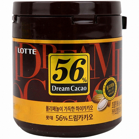 롯데제과  드림카카오 초콜릿 56% 86g
