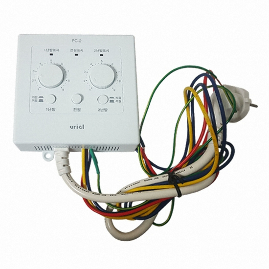 우리엘전자  판넬용 자동온도조절기 2난방