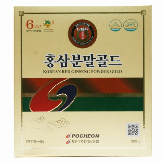 포천인삼영농조합 6년근 홍삼분말골드 300g
