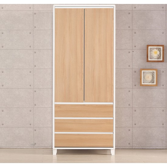 우아미가구  디바스 옷장 3단서랍형 800