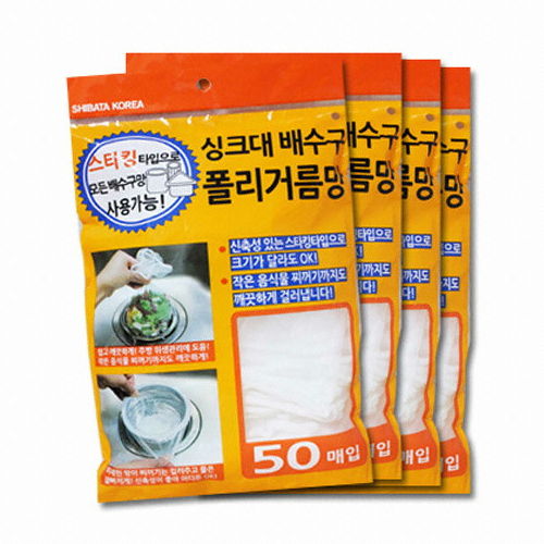 시바타  싱크대 배수구 폴리거름망(200장)