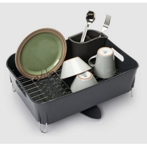 대명산업 아이넥스 회전물받이 식기건조대 그레이 1단