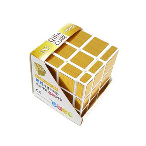 메탈투어  두뇌개발 큐브 미러골드 3x3
