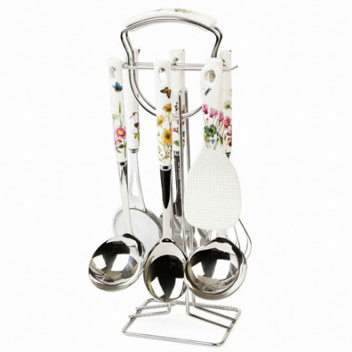 골든벨금속  야생화 주방기구 7종 세트+밥주걱