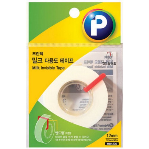 프린텍  밀크 다용도 테이프 리필 MR1230 12mm x 30m