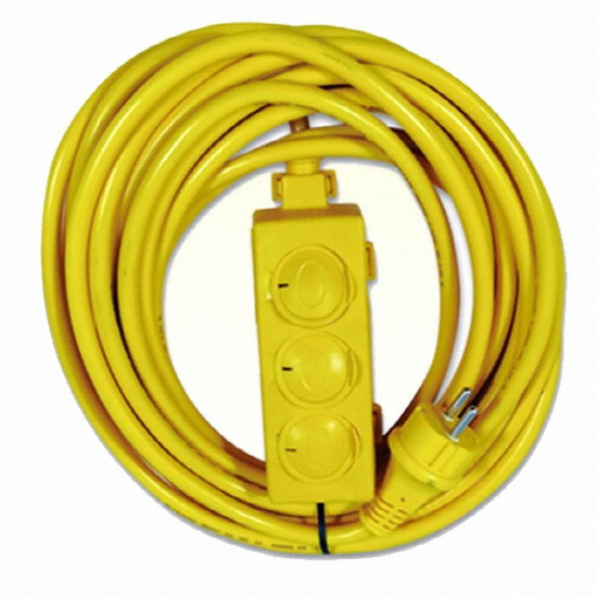 라온일렉트릭  3구 연장선 1.5SQ 3C