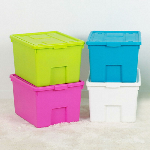 리빙앤트리  이좋은 파스텔 리빙박스 52L