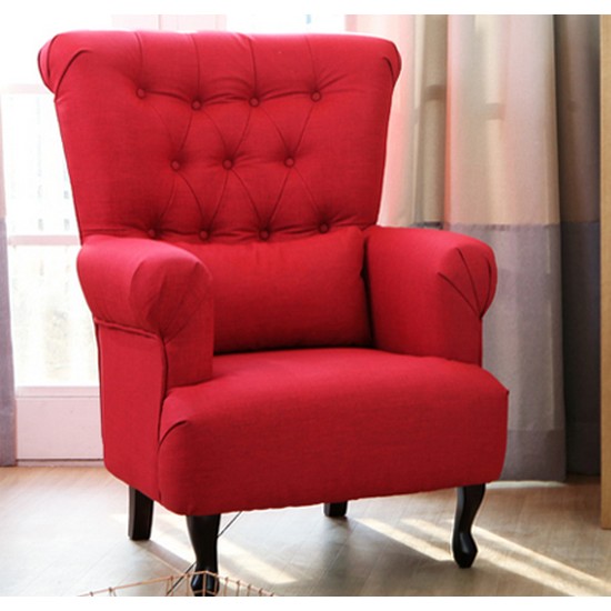 로코코 크라운 윙체어 소파 1인용