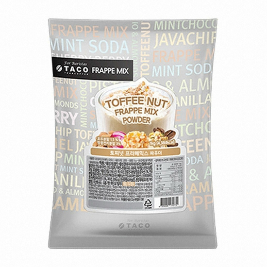 아이에스씨 타코 토피넛 프라페믹스 파우더 1kg