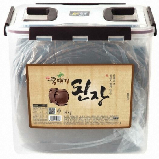 뚝배기식품 우리콩으로 담근 알메주 된장의 구수한 맛 뚝배기된장 14kg