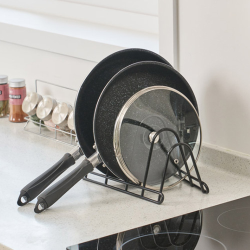 엠에스리빙  후라이팬 4단 정리대 (가로형)