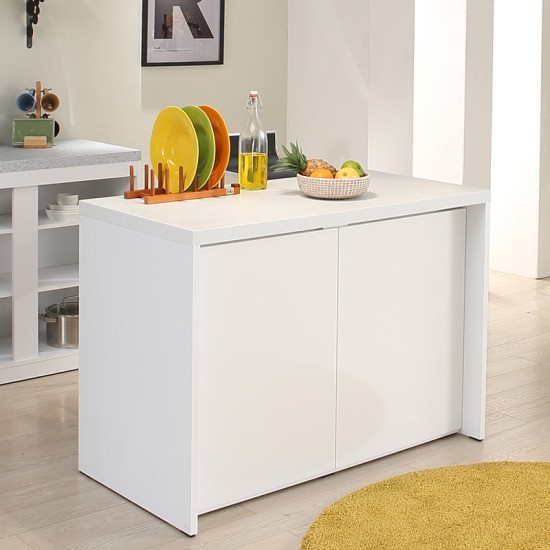 모던탑21 샤인 대리석 홈바형 아일랜드식탁 1200