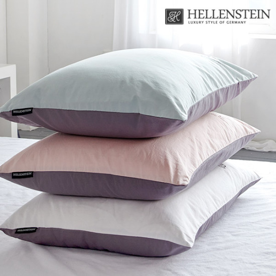헬렌스타인 브리즈 워싱 60수 투톤양면 베개커버