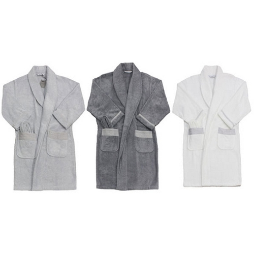 송월타월  격자 목욕가운