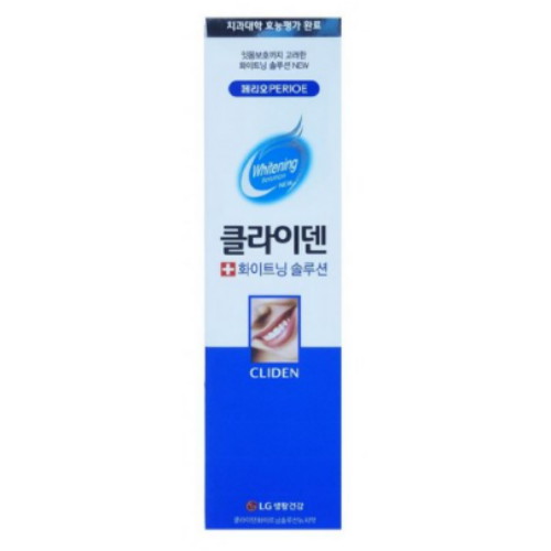 LG생활건강 클라이덴 화이트닝 솔루션 치약 120g [6개]