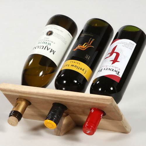 마켓비 아카시아 원목와인랙 3병