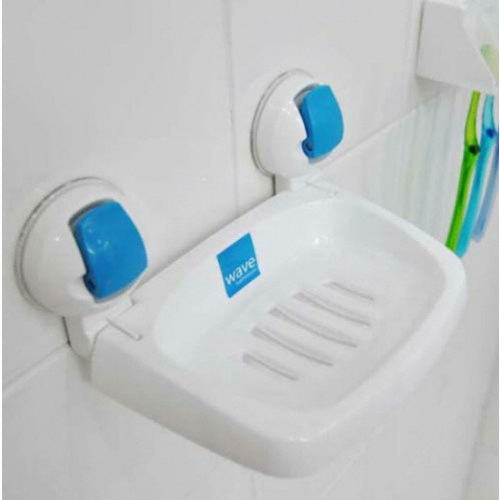 창신리빙 생활이야기 플립 흡착 한칸 비누대(Ⅱ)