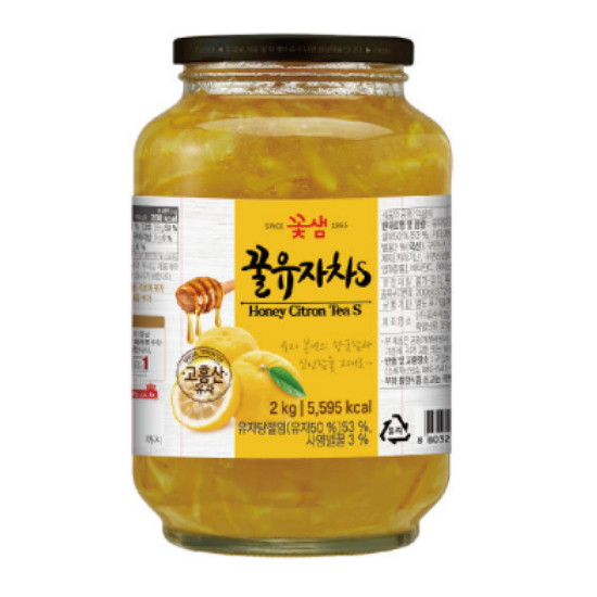 꽃샘식품  꿀유자차S 2kg