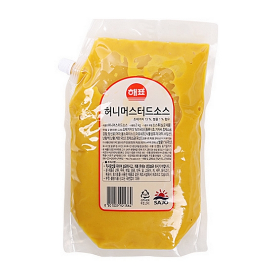 해표 허니 머스터드 소스 2kg