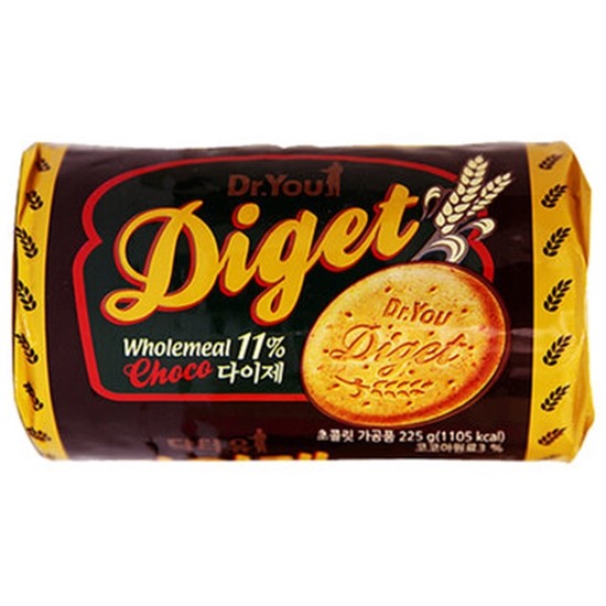 오리온 닥터유 다이제 초코 225g